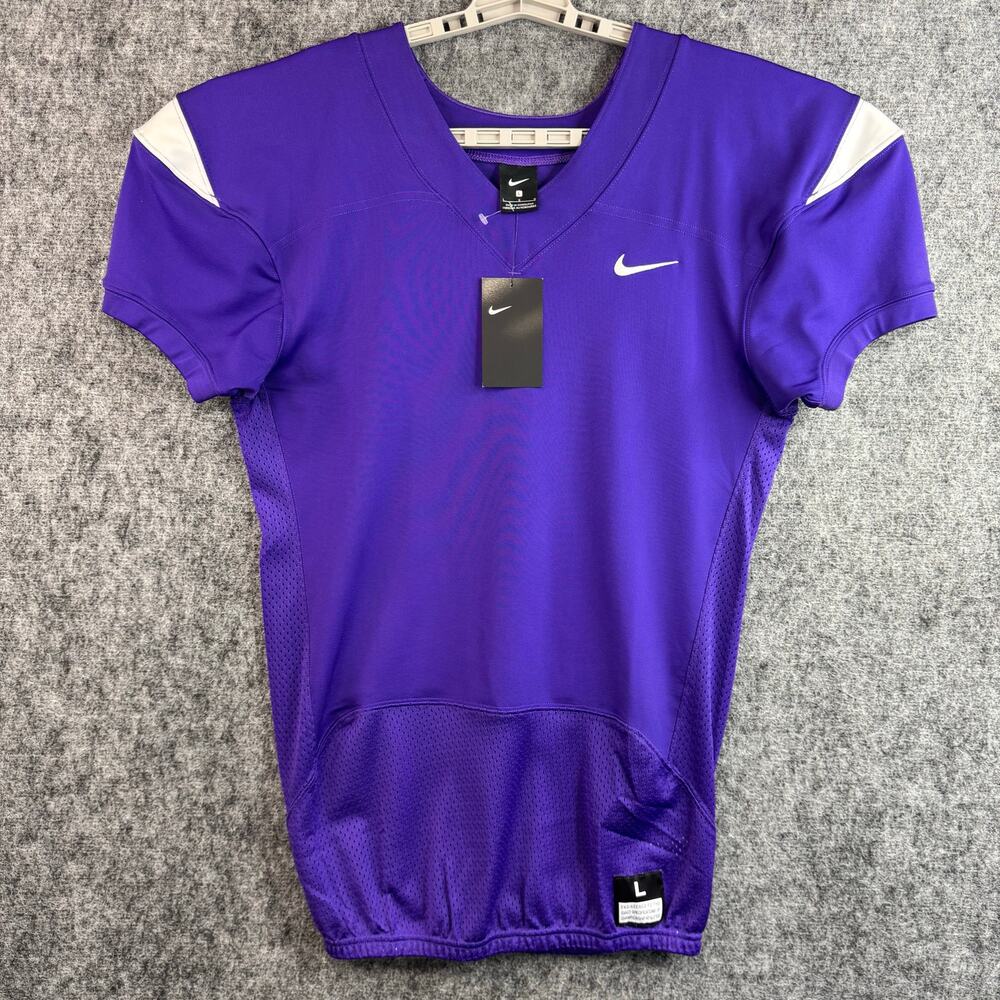 Nike‎ Vapor Pro Football Training Jersey Purple/White 845929-546 Sz Large